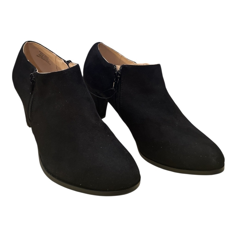 Journee Collection Black Ankle Booties